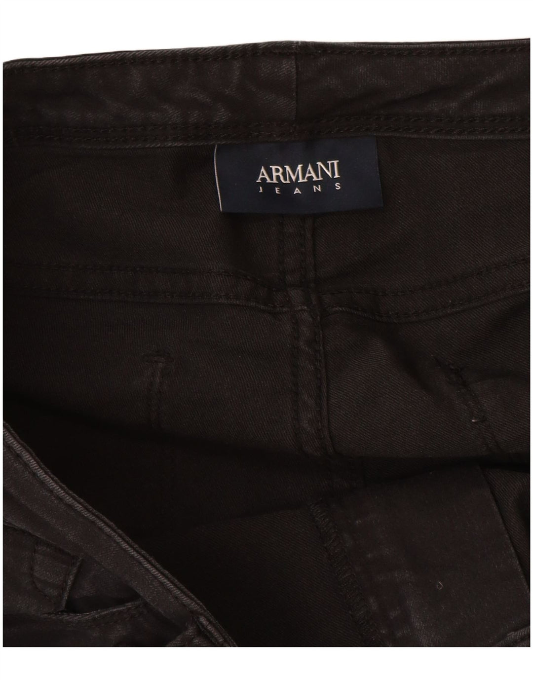 Женские узкие джинсы ARMANI W30 L27, черный хлопок