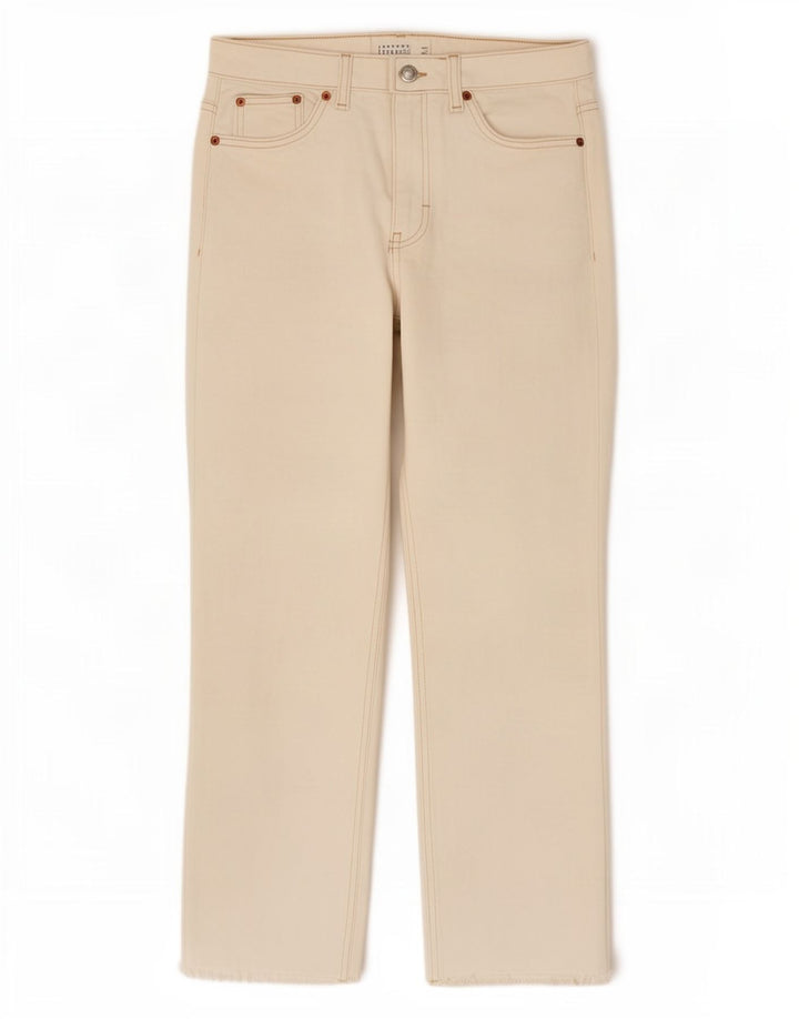 Женские прямые джинсы Topshop W30 L26, белый хлопок
