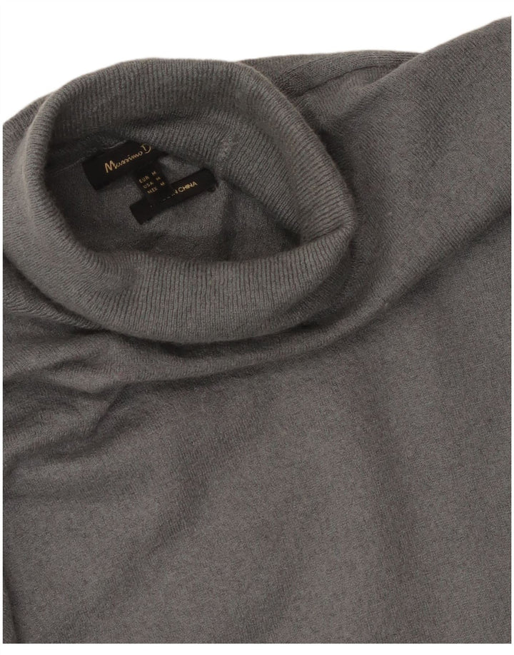Женский джемпер с высоким воротником Massimo Dutti UK 12, средний серый