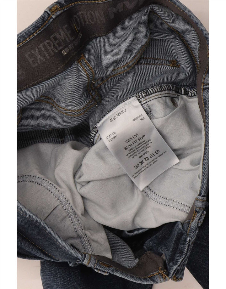 Женские прямые джинсы узкого кроя Lee W29 L30 синие