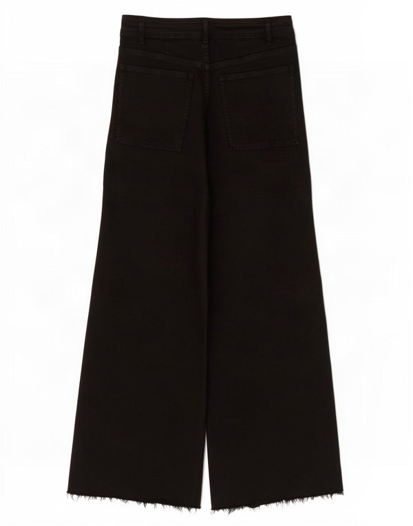 Женские широкие джинсы с завышенной талией Zara EU 44 XL W34 L29, черные