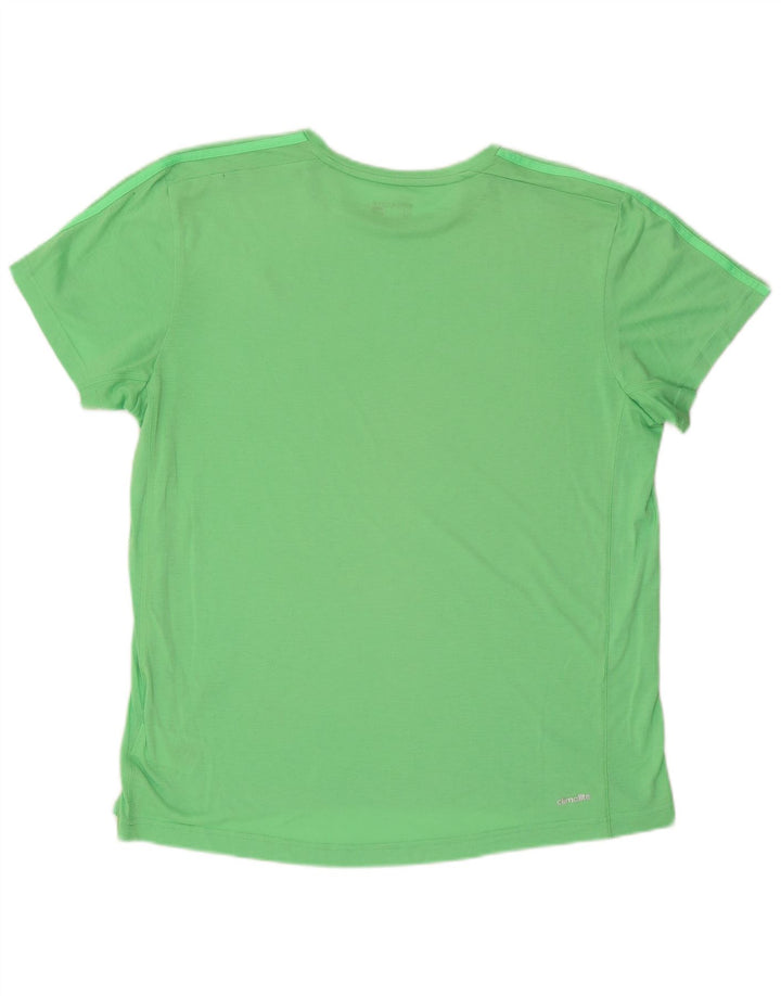 Adidas Мужская футболка Climalite Top XL Зеленый полиэстер