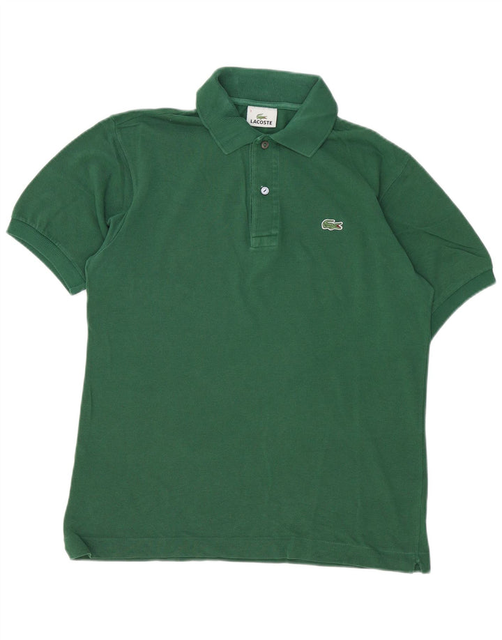 Мужская рубашка-поло Lacoste, размер 3, маленькая, зеленая, хлопок