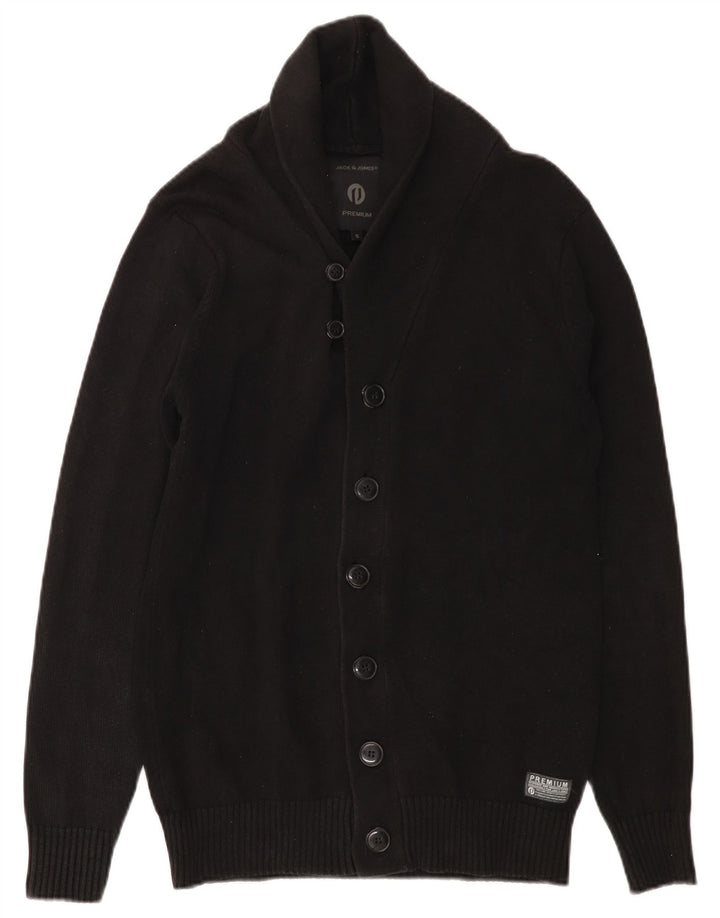 Мужской кардиган-свитер Jack & Jones, маленький черный