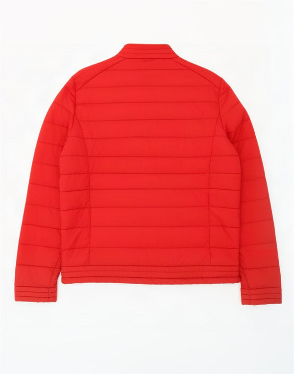 Мужская стеганая куртка Guess UK 36, маленькая красная, из полиэстера, спортивная