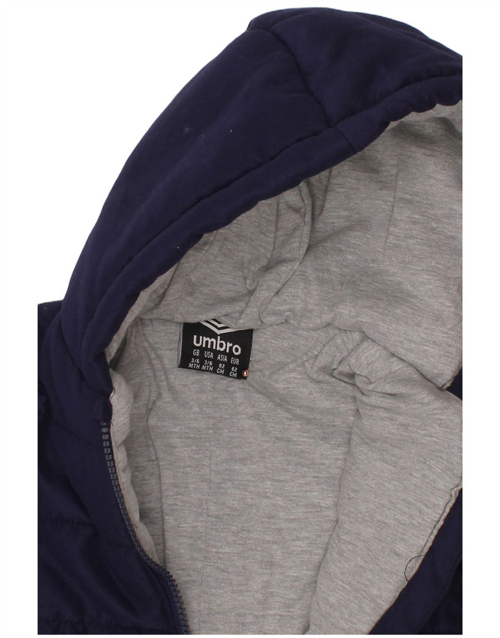 UMBRO Комбинезон с капюшоном и подкладкой для маленьких мальчиков 3–6 месяцев, темно-синий, полиэстер