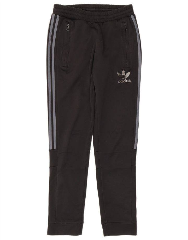 Adidas Мужские спортивные брюки Джоггеры Маленькие черные полиэстер