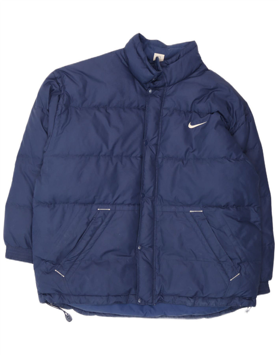 Мужская стеганая куртка Nike UK 44 2XL темно-синяя, полиэстер