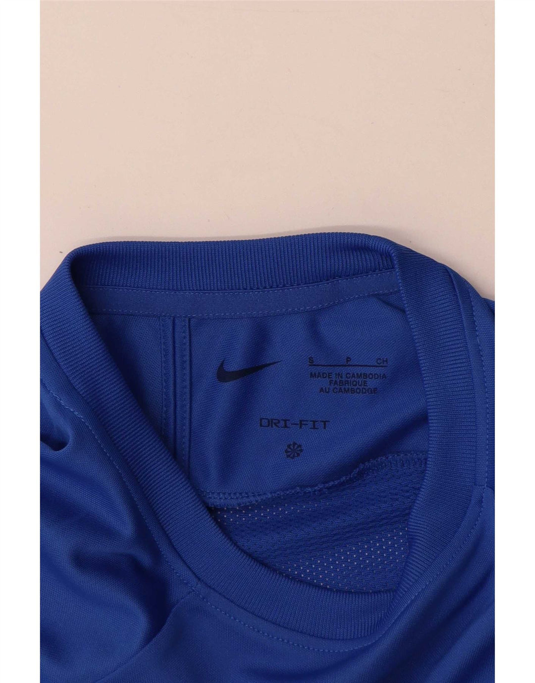 Мужская футболка Nike Dri Fit, маленький синий цвет с цветными блоками