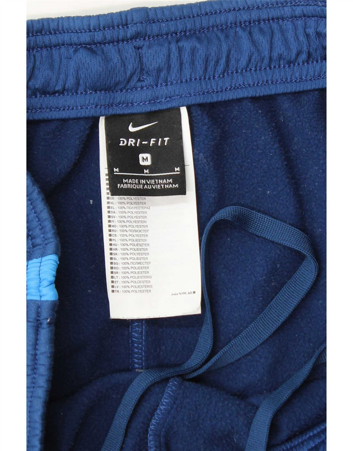 Мужские спортивные брюки Nike Dri Fit, средний синий, полиэстер с цветными блоками