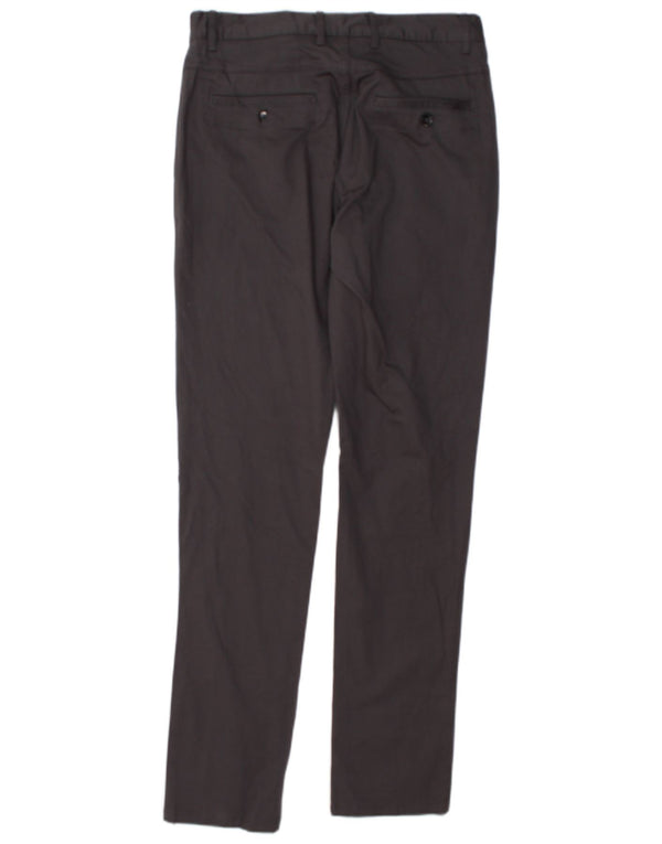 Мужские узкие брюки-чиносы Zara EU 38, маленькие W30 L32, серые, хлопковые