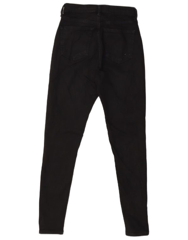 Женские джинсы скинни Topshop Jamie, размер 8 W26 L27, черный хлопок