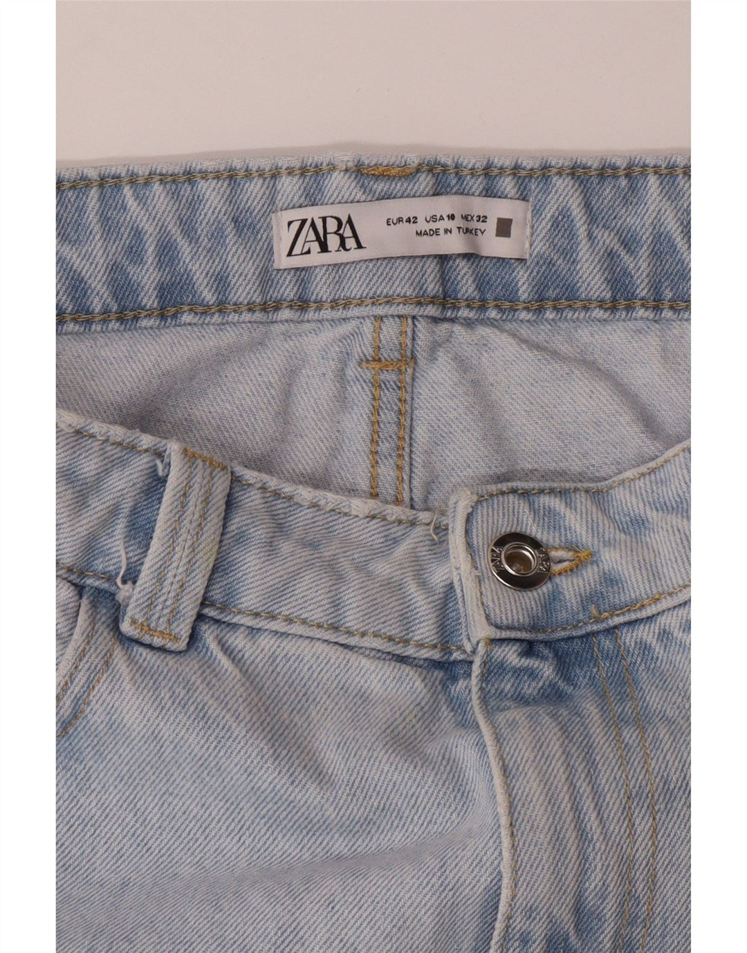 ZARA Womens Tapered Jeans EU 42 Large W42 L28 Blue Vintage Zara and Second-Hand Zara from Messina Hembry 