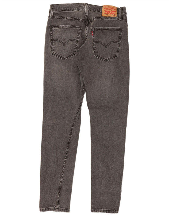 Мужские зауженные зауженные джинсы Levi's 512 W32 L32 Серые хлопковые