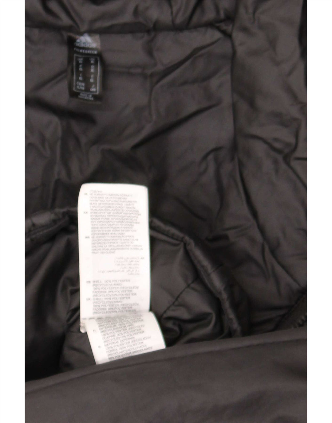 Мужская утепленная куртка Adidas UK 42 XL, черный полиэстер