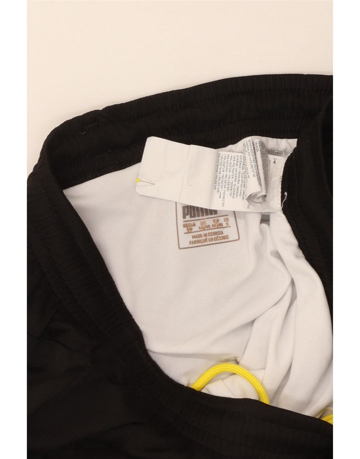 Мужские спортивные шорты Puma BVB Dortmund, маленькие черные из полиэстера