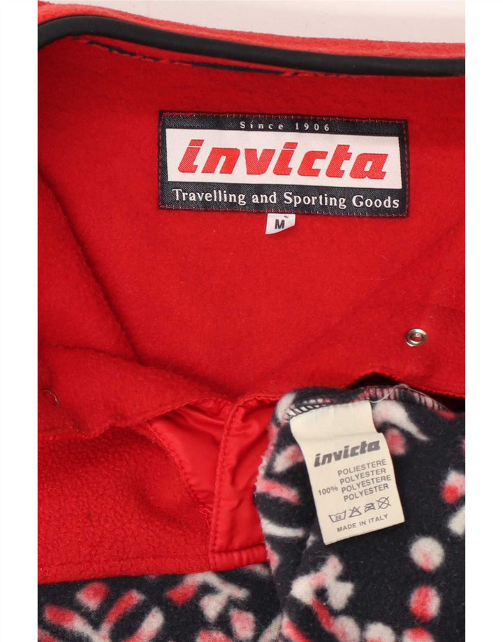 Мужской флисовый джемпер Invicta на пуговицах, средний, разноцветный с цветочным принтом