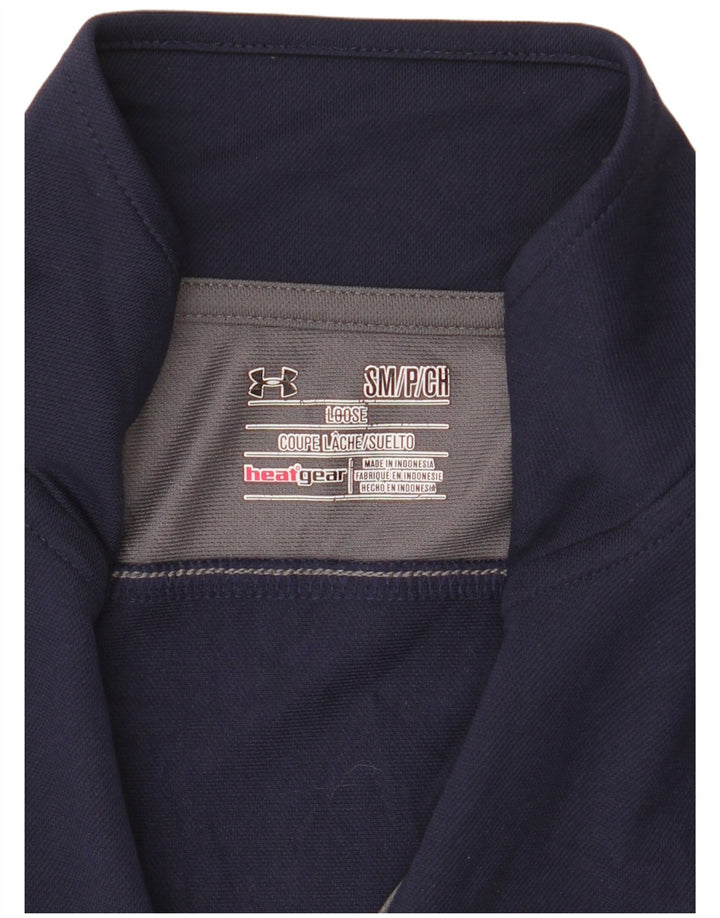 Мужской спортивный костюм Under Armour Heat Gear, верхняя куртка, маленький темно-синий