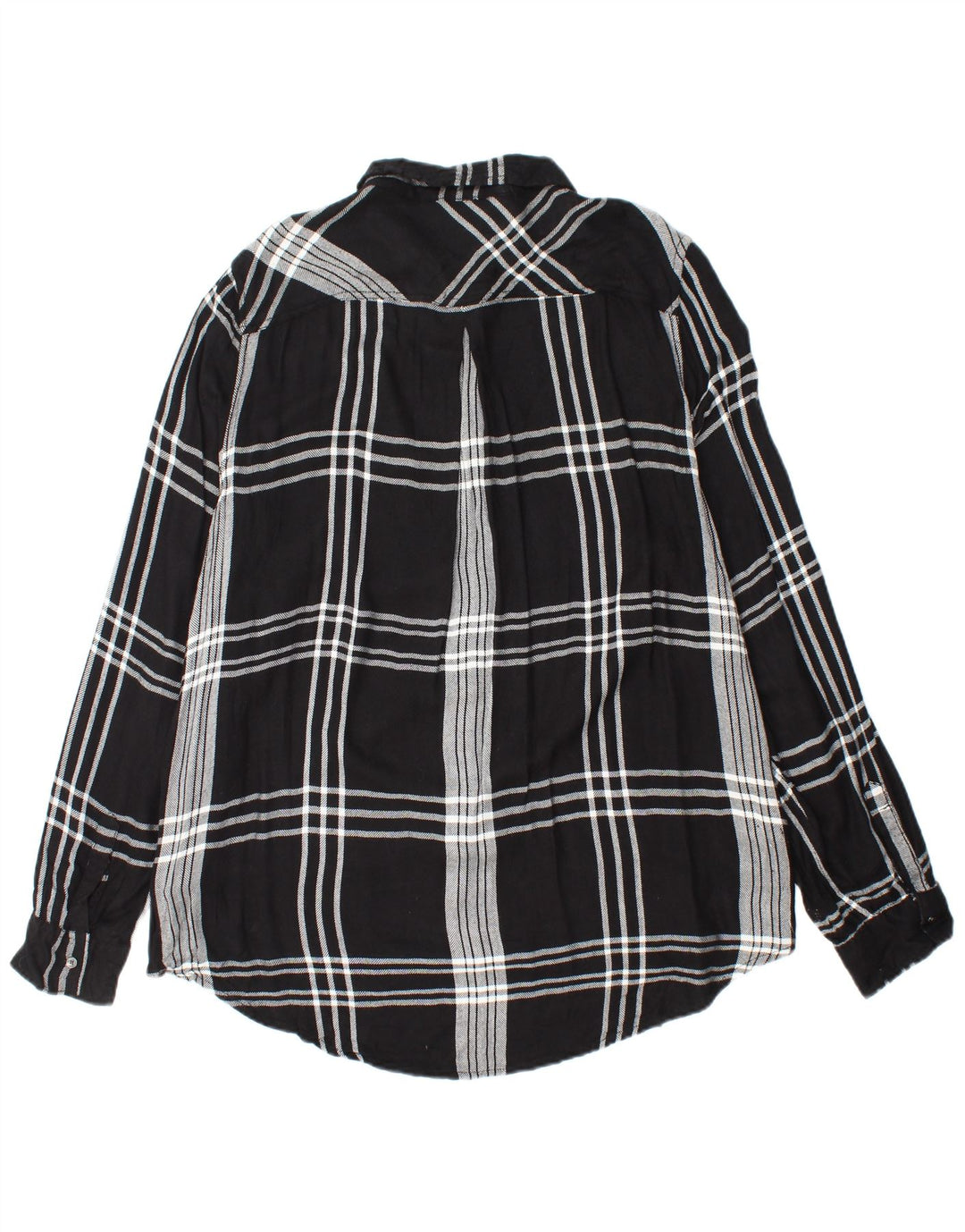 Женская фланелевая рубашка CALVIN KLEIN JEANS UK 18 XL, черный клетчатый вискоза