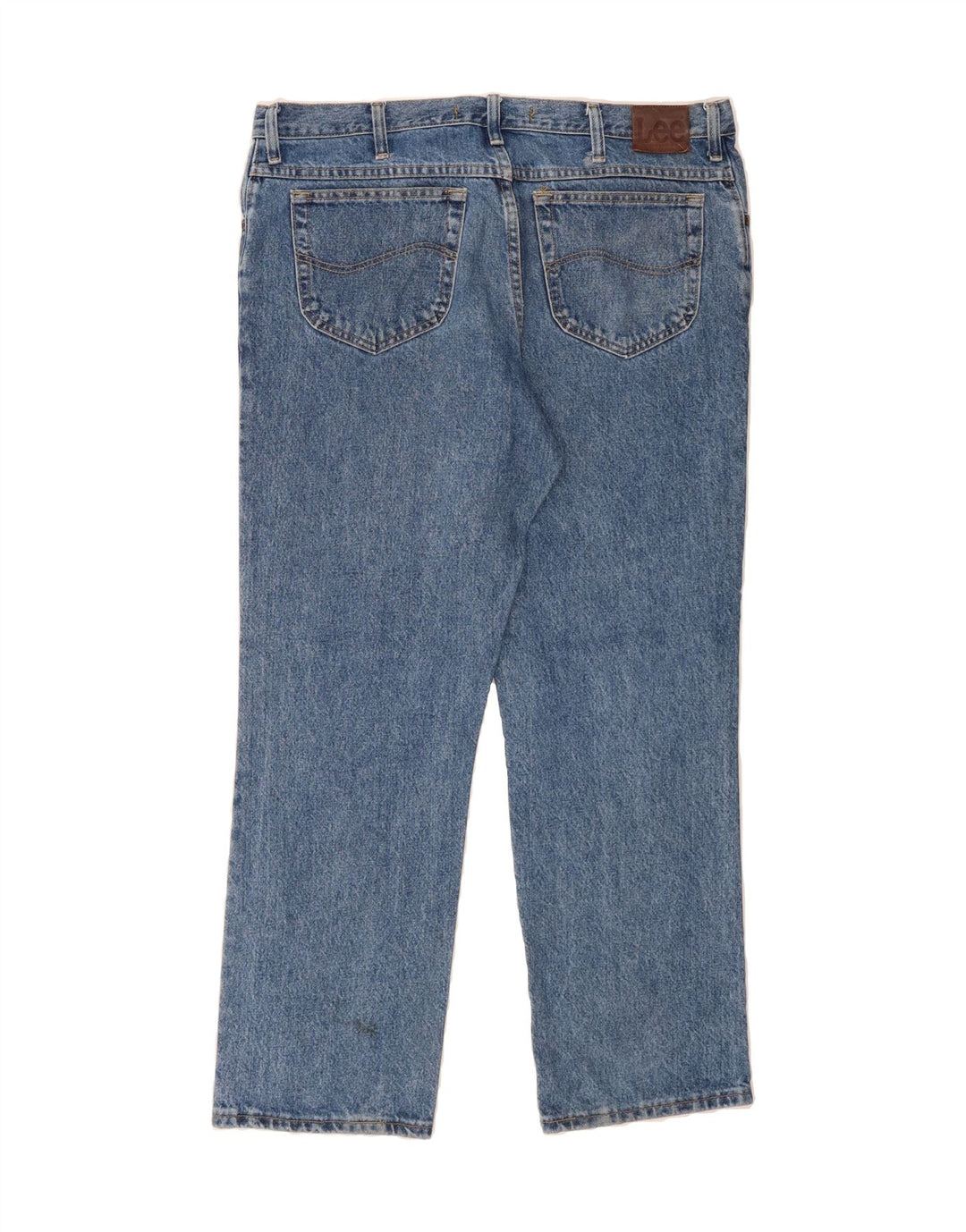 LEE Mens Regular Fit Straight Jeans W40 L30 Blue Cotton Vintage Lee and Second-Hand Lee from Messina Hembry 
