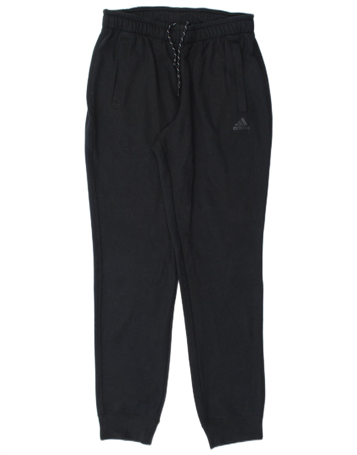 Мужские спортивные брюки Adidas Climalite, брюки для бега, средний черный полиэстер