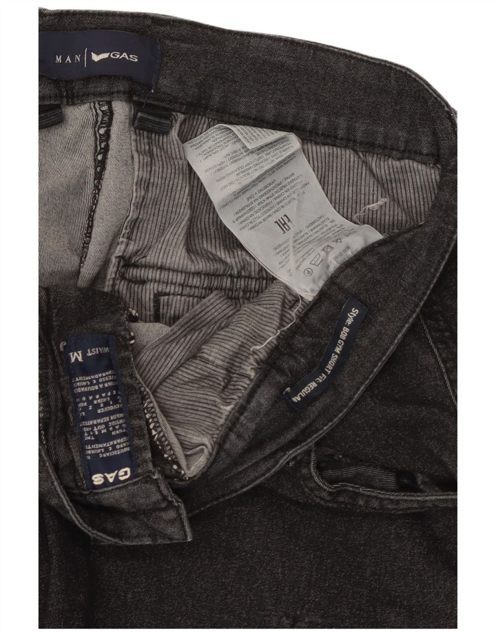 Мужские джинсовые шорты-карго Gas Regular Fit Medium W32, черный хлопок