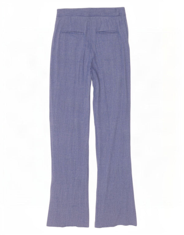 Женские расклешенные брюки чинос Zara XS W24 L31 синие