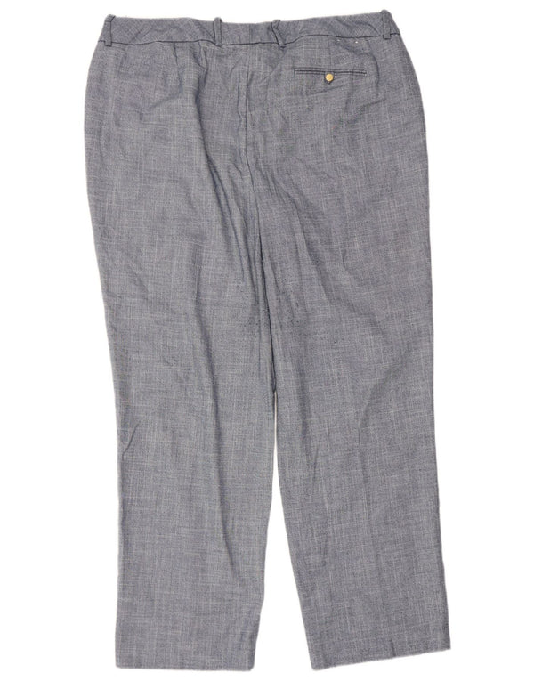 Calvin Klein Женские зауженные брюки современного кроя UK 18 XL W44 L30 Синий