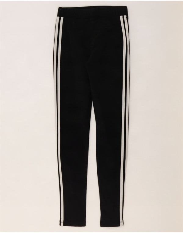 Женские леггинсы Adidas UK 8, маленькие черные хлопковые