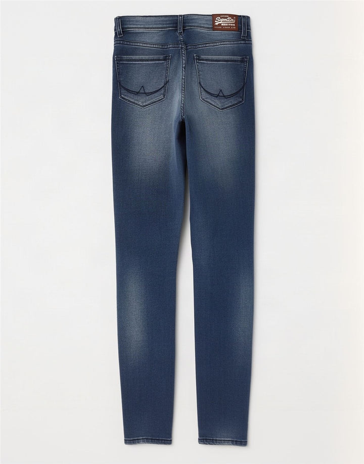 Женские джинсы-джеггинсы Superdry Alexia W27 L32, синий хлопок