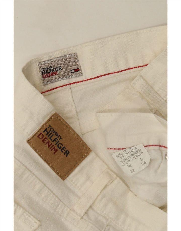 Женские расклешенные джинсы Tommy Hilfiger W32 L30 Off White Хлопок
