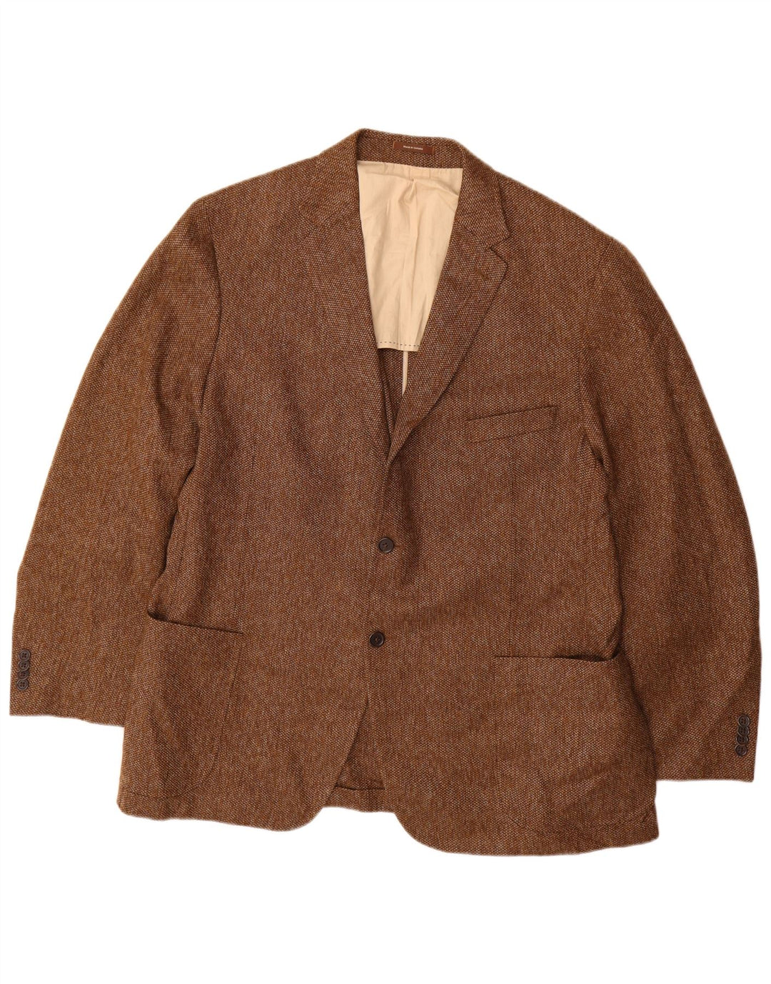 PETER MILLAR Мужской пиджак на 2 пуговицах UK 40, большой коричневый