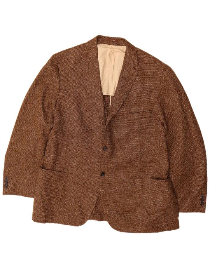 PETER MILLAR Мужской пиджак на 2 пуговицах UK 40, большой коричневый