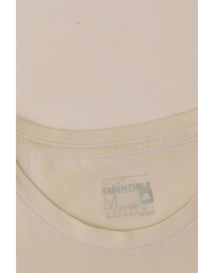 Мужская футболка ADIDAS Climalite с рисунком, средний белый