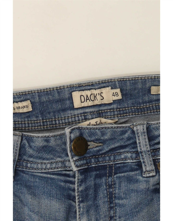 Мужские зауженные джинсы Dack's IT 48 Medium W30 L31 Синие