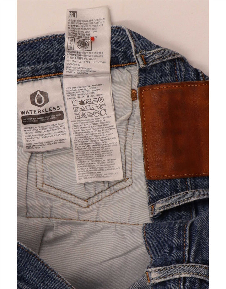 Мужские прямые джинсы Levi's W40 L32 синие, хлопок