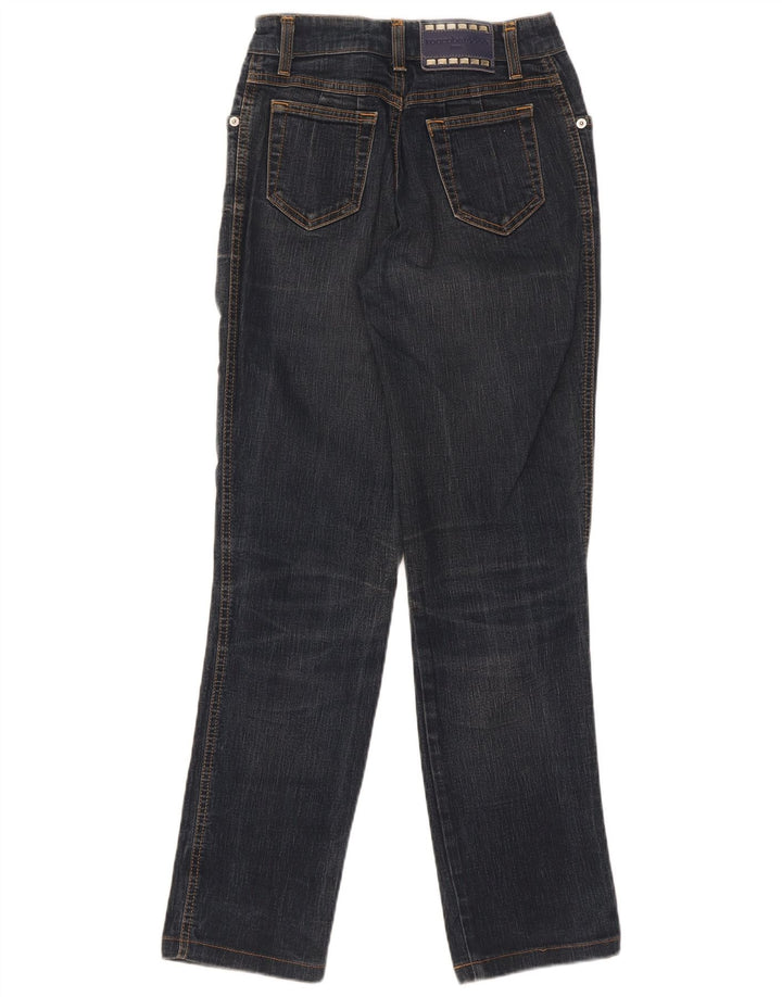 Женские прямые джинсы Roccobarocco W28 L29 темно-синие, хлопок