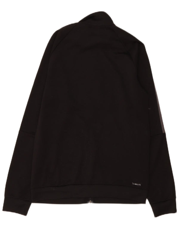 Мужская спортивная куртка Adidas Climalite UK 40/42, средний черный полиэстер