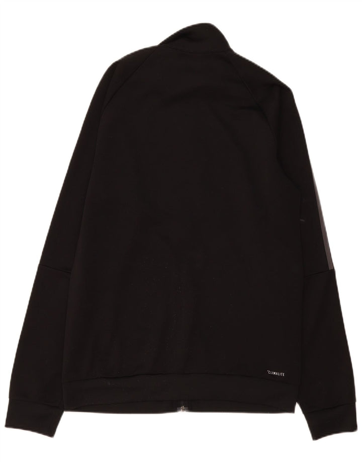 Мужская спортивная куртка Adidas Climalite UK 40/42, средний черный полиэстер