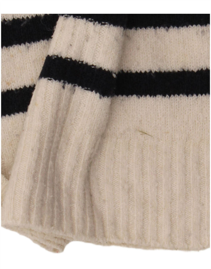 Женский джемпер с круглым вырезом Marks & Spencer UK 14, средний, белый