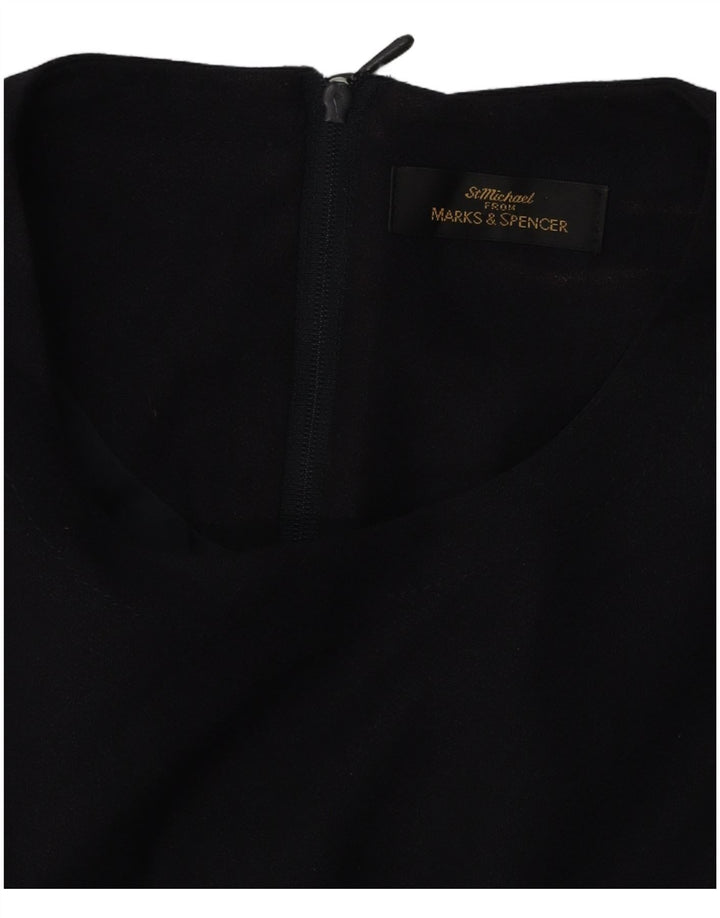 Женское платье прямого кроя Marks & Spencer UK 18 XL, черное