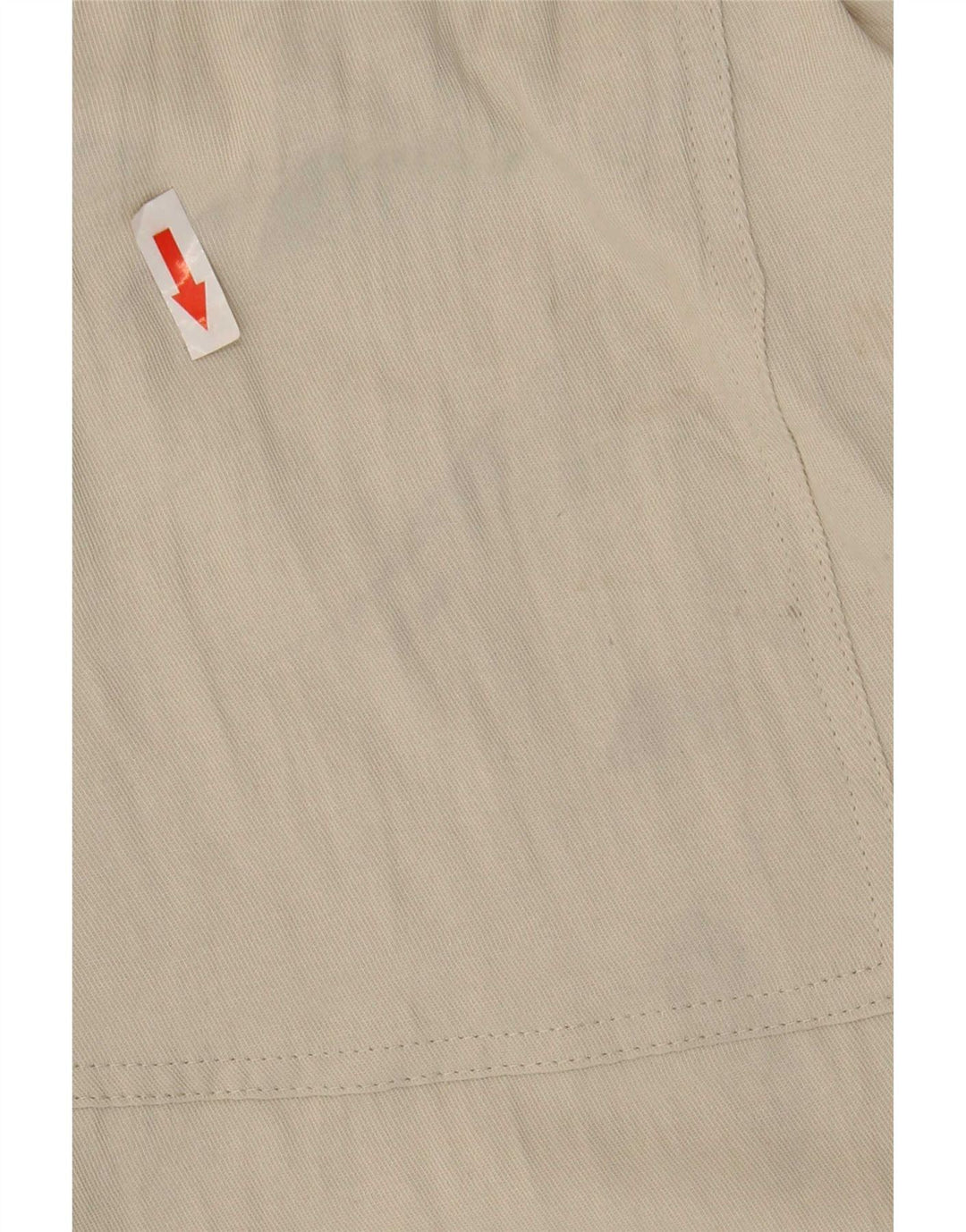 Женские джоггеры Zara, укороченные брюки среднего размера W28 L25, бежевый полиэстер