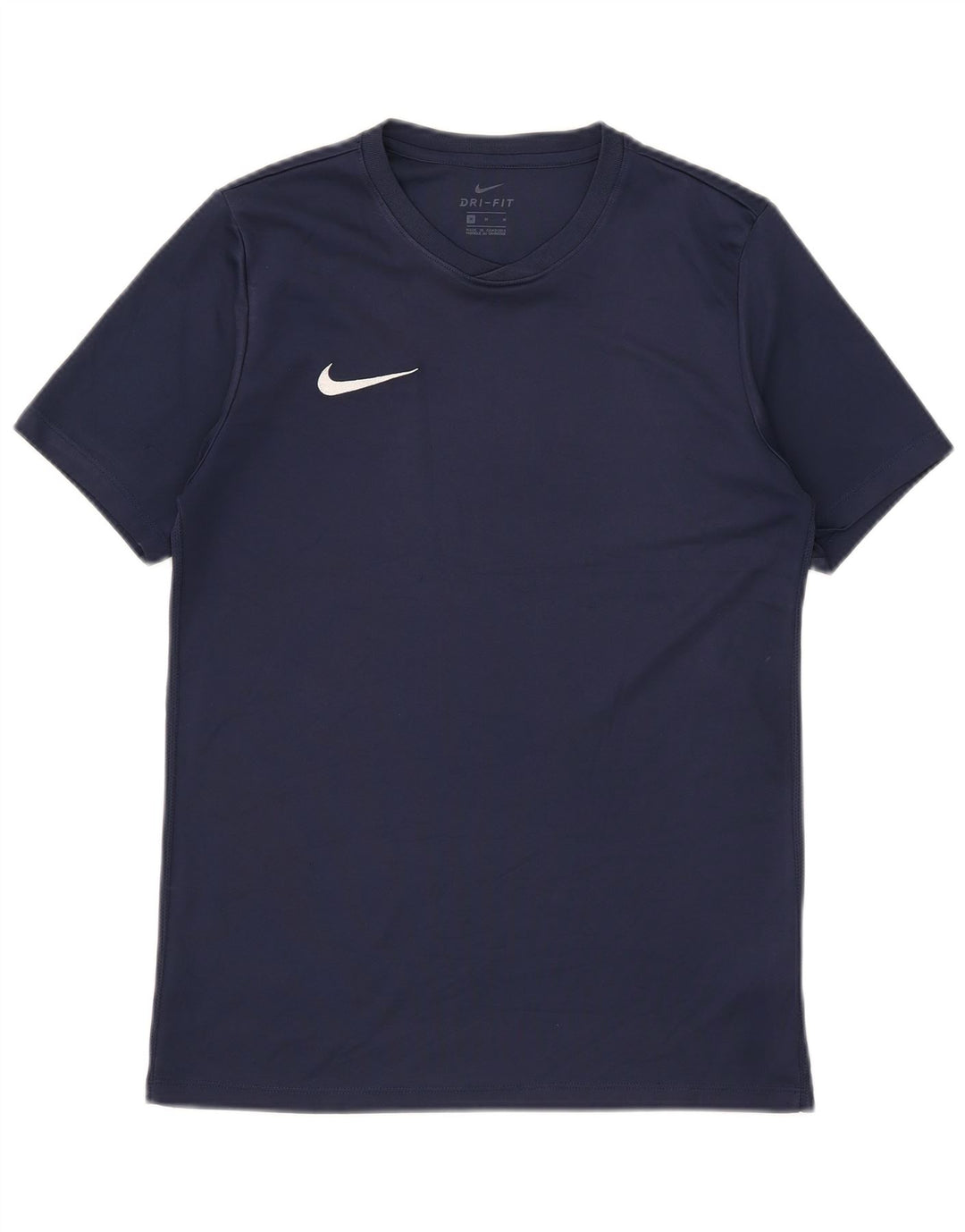 Мужская футболка NIKE Dri Fit среднего размера, темно-синий, полиэстер