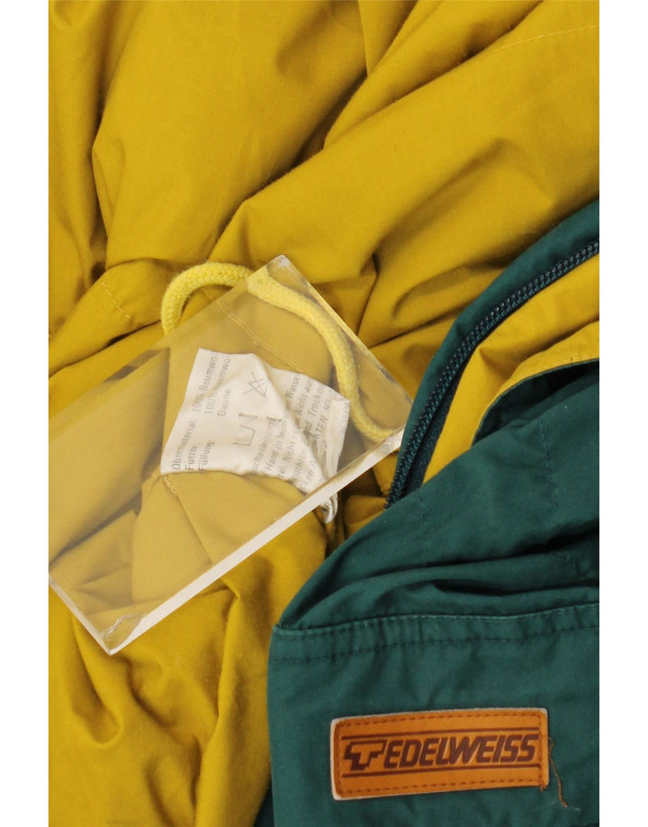 EDELWEISS Мужская стеганая куртка с капюшоном UK 42 XL Зеленый