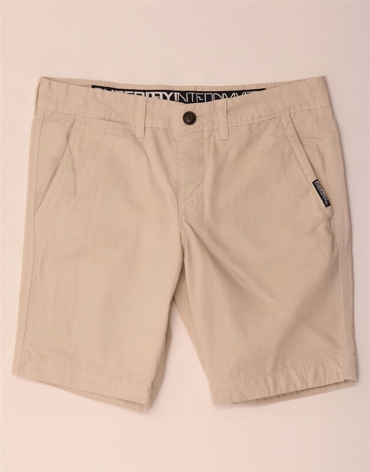Мужские шорты чинос Superdry Medium W34 Бежевый хлопок