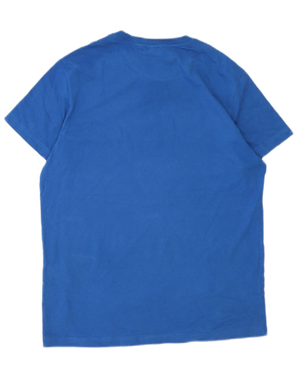 Мужская футболка с рисунком Diesel Top XL, синяя, хлопок
