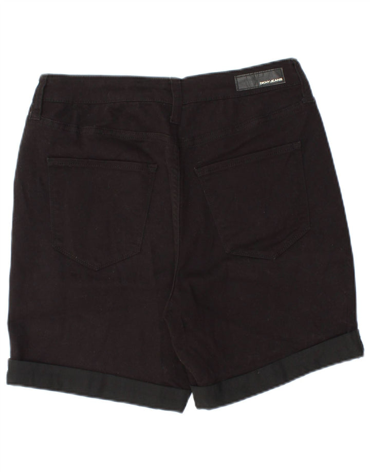 Женские джинсовые шорты Dkny US 6 Medium W28, черные хлопковые