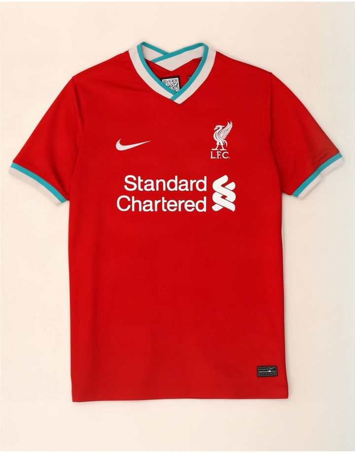 Мужской жилет Nike Liverpool с графическим принтом, средний красный полиэстер с цветными блоками