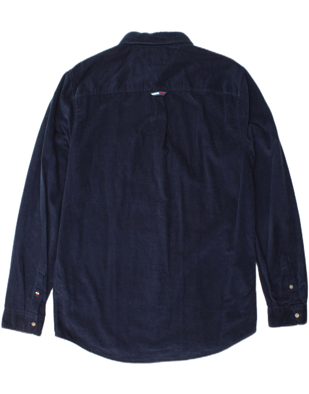 TOMMY HILFIGER Мужская вельветовая рубашка среднего размера, разноцветный хлопок с цветными блоками