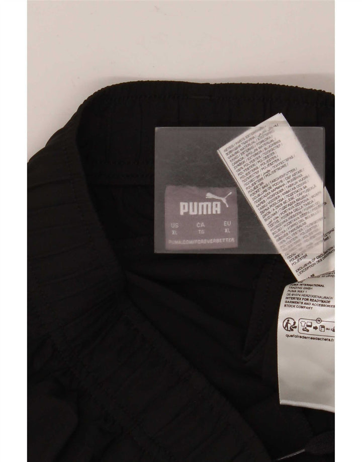 Мужские спортивные шорты Puma XL черные из полиэстера